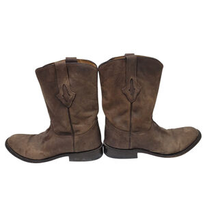 Resistol Handcrafted Genuine Leather Brown Boots Style M0016 size 9.5B